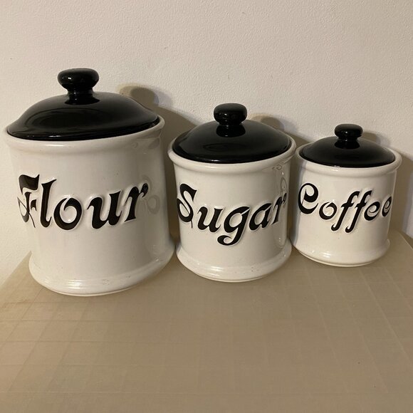 Flour Ceramic Kitchen Canister - Picture 6 of 8